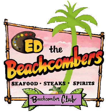 Ed The Beachcomber's Restaurant in Port Aransas, Texas.